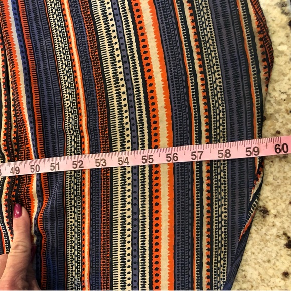 TYSA 100 % silk sexy dress. Longer in back. Adjustable straps. Gorgeous colors. - Picture 6 of 10